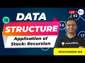 Application of Stack Recursion Data Structures Lec 15 GATE Exam