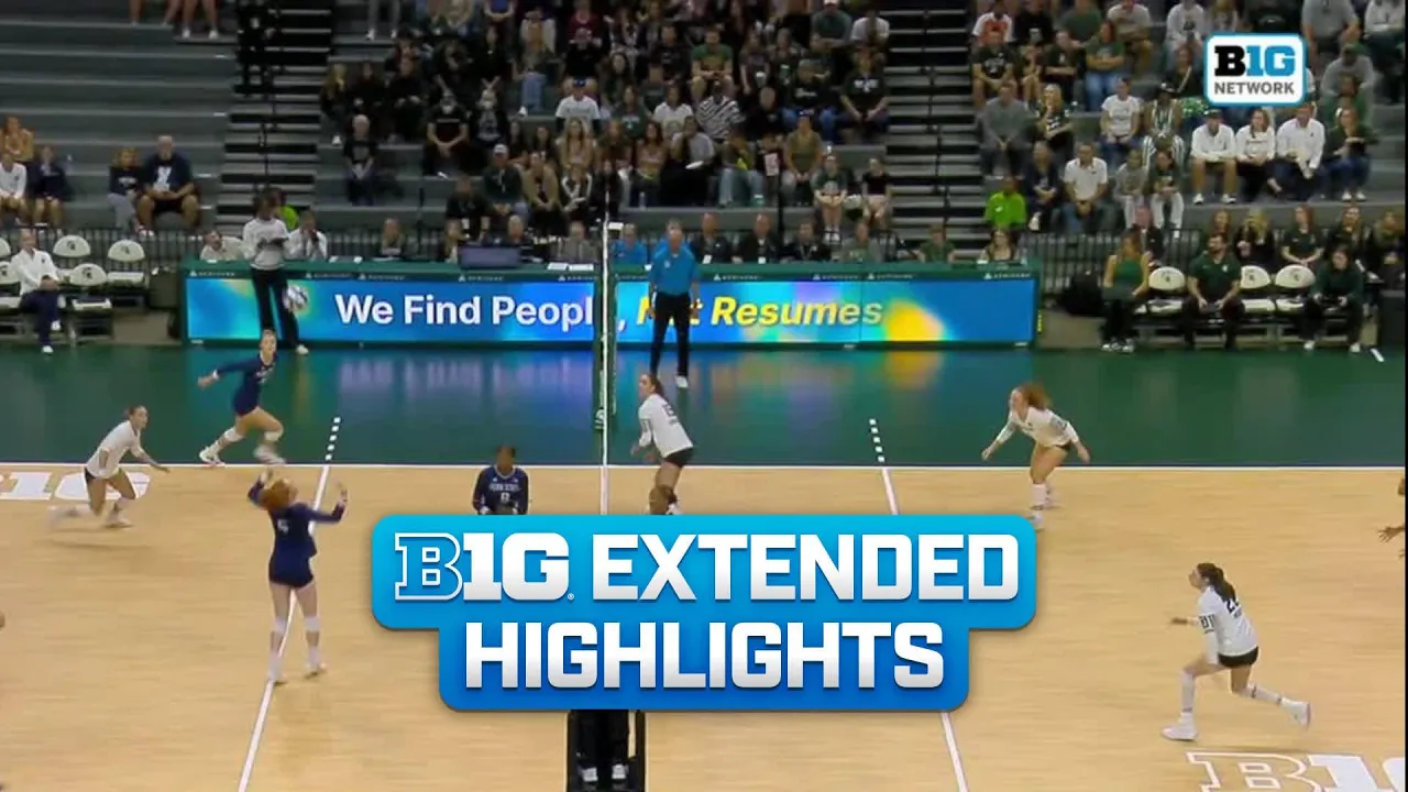 Penn State at Michigan State | Extended Highlights | Big Ten Volleyball | 09/27/2026