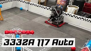 117 auto world record Vex V5 Push Back