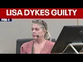 Lisa Dykes shows no emotion as she is found guilty of murdering Marisela Botello