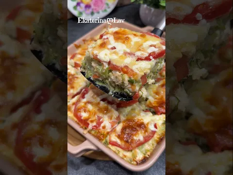 Сочная КАБАЧКОВАЯ ЗАПЕКАНКА. Очень вкусная запеканка из кабачков с фаршем. Что приготовить на ужин