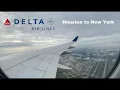 Delta Airlines Trip Report Economy Class Houston IAH to NYC LaGuardia