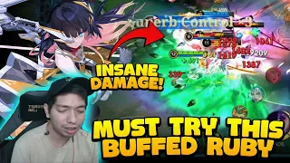 This Damage Buff on Ruby is OP Ruby Gameplay MLBB