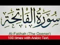Download Lagu Surah Al Fatiha 100x with Arabic Text