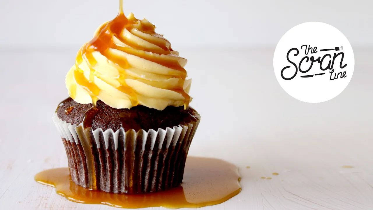 VEGAN SALTED CARAMEL CUPCAKES - The Scran Line