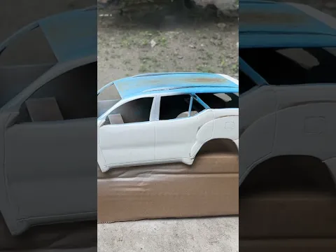 Rc Fortuner Body Paint 🔥 #automobile #craft #diy #toys