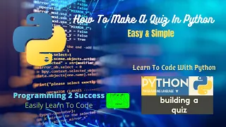 How To Make A Quiz In Python