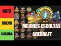 Lagu LA MEJOR TIERLIST DE ESCOLTAS ACECRAFT! 🤯🔥