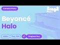 Download Lagu Beyoncé - Halo (Piano Karaoke)