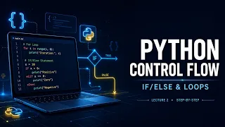 Python Tutorial for Beginners Control Flow Loops Lecture 2