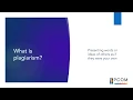 Plagiarism Tutorial