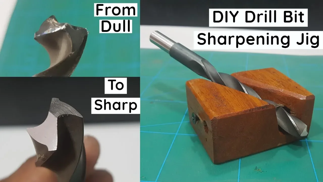 How To Sharpen Drill Bits - Drill Bit Sharpening Jig