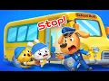 Lagu Sheriff Teaches School Bus Rules | Safety Tips | Kids Cartoon | Sheriff Labrador | BabyBus