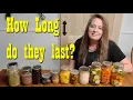 How Long will your Home Canned Foods Last Preparedness Food Storage
