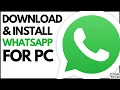 How To Download And Install WhatsApp On A Windows 10 PC WhatsApp Desktop Appication