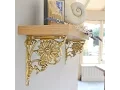 Brass Sunflower Shelf Bracket - Code H569