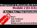Module 2 Part 3 Microprocessor and Microcontroller Byte 2Byte 3Byte Instructions S5 ECE - KTU