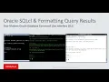 Automatic SQL Result Formatting with Oracle SQLcl