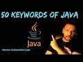 50 Keywords of Java No Voice