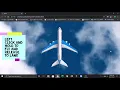 Flying Plane through runway made using html and css