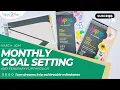 March Monthly Goal Setting
