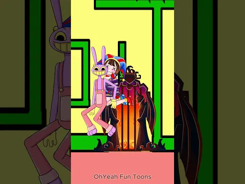 Rescue Pomni and Jax in the maze mayhem #animation #pomni #shorts