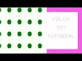 Polka dot tutorial background