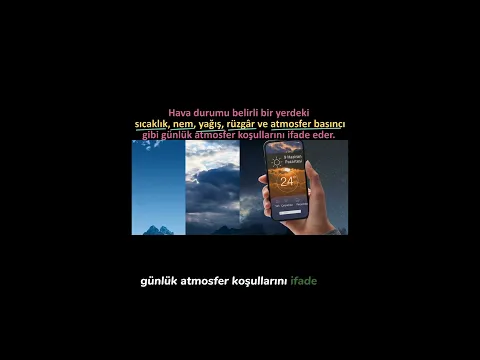 🌦️ Hava durumunu tahmin ederken hangi verilere bakıyoruz?