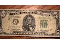 super OLD FIVE DOLLAR BILL just found series 1950 B