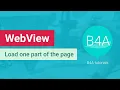 B4A tutorial WebView load url and load html
