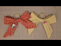 Fabric Bow Lip Holder Keychain Step-by-Step Tutorial