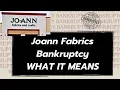 Joann Fabrics Files Bankruptcy Again End of an Era for 800 Stores