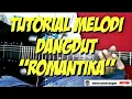 Lagu Tutorial melodi romantika || rhoma irama