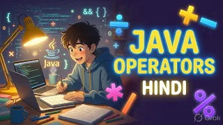 Java Arithmetic Operators in Hindi Complete Beginner Tutorial - Explained Step by Step