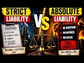Strict vs Absolute Liability Explained in 5 Minutes in English