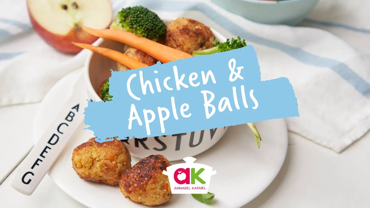 Mini Chicken and Apple Balls with Binky Felstead