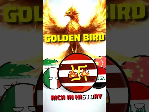 Rich in History 🔥💀 || Golden Bird 👑👑 || #shorts #viral #trending #countryballs #dearballs