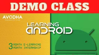 Avodha Android Development Course Demo Class Malayalam Android