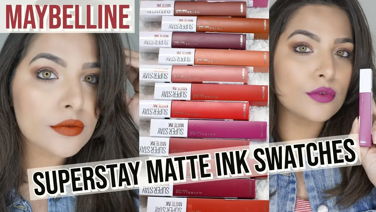 MAYBELLINE SENSATIONAL LIQUID MATTE REVIEW & SWATCHES | Nadya Aqilla | Indonesia. 