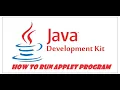 How To Install JAVA JDK With APPLETVIEWER Or JAVA APPLET SUPPORT How to run applet program in java