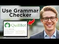 How To Use Grammar Checker On QuillBot Updated 2025