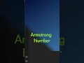 Armstrong Number in JS