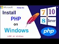 How to Install and Configure PHP on Windows LAMP Apache PHP MySQL on Windows