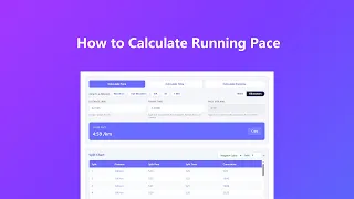 How to Calculate Running Pace Race Splits Instantly