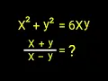 An Olympiad Algebra Math Simplification x y x-y