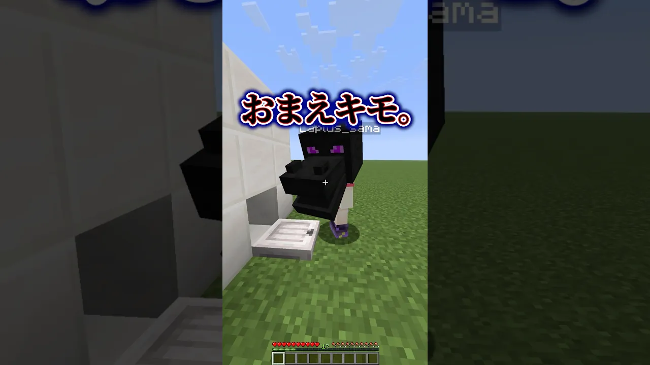 アイテム知識も必要なゲームでした?みんなはわかった❔#shorts #マイクラ #マインクラフト #いろはス