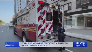 FDNY EMS workers tentatively agree to new contract with NYC