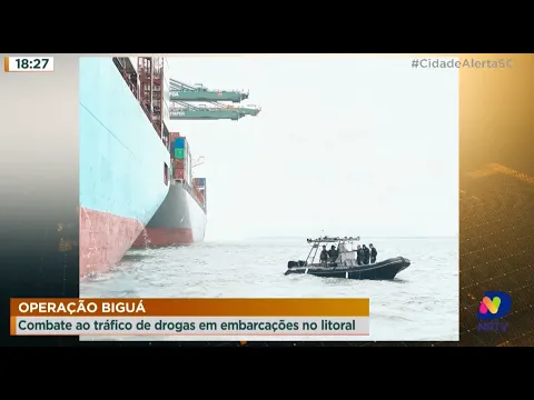 Operação Biguá combate ao tráfico de drogas em embarcações no litoral
