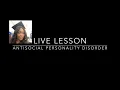 Antisocial Personality Disorder in Nursing