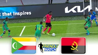 Download 🔴COMOROS vs ANGOLA FULL MATCH ⚽ INTERNATIONAL FRIENDLY MATCH 2024 ⚽ FOOTBALL GAMEPLAY PES 2021 MP3